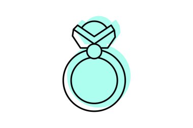 Halka, vektör, piksel mükemmel, illüstratör dosyası