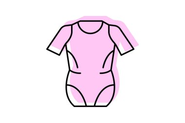 Vücut giysisi, vektör, piksel mükemmel, illüstratör dosyası