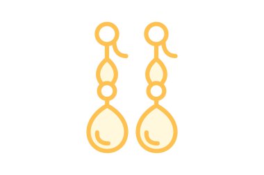 İnci küpeler, vektör, piksel mükemmel, çizer dosyası