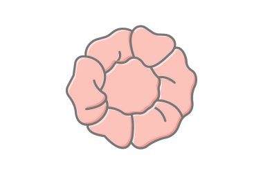 Scrunchie, vektör, piksel mükemmel, illüstratör dosyası