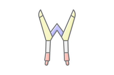 Askılar, vektör, piksel mükemmel, illüstratör dosyası