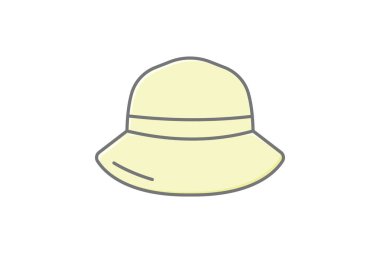 Bucket Şapka, vektör, piksel mükemmel, illüstratör dosyası