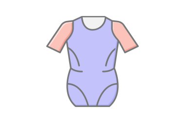 Vücut giysisi, vektör, piksel mükemmel, illüstratör dosyası