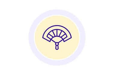 Fan, vektör, piksel mükemmel, illüstratör dosyası