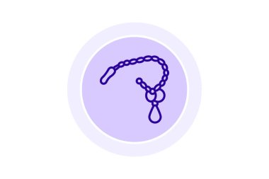 Lorgnette Zinciri, vektör, piksel mükemmel, illüstratör dosyası