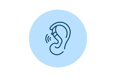 Kulak kelepçesi, vektör, piksel mükemmel, illüstratör dosyası