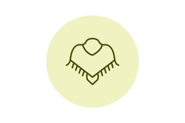 Şal, vektör, piksel mükemmel, illüstratör dosyası