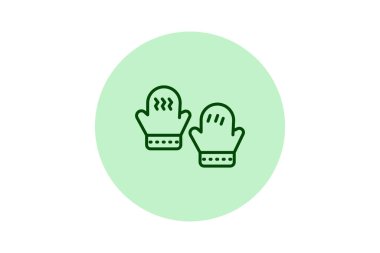 Eldivenler, vektör, piksel mükemmel, illüstratör dosyası