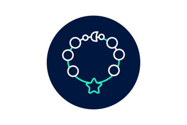 Cazibe Bilekliği, vektör, piksel mükemmel, illüstratör dosyası