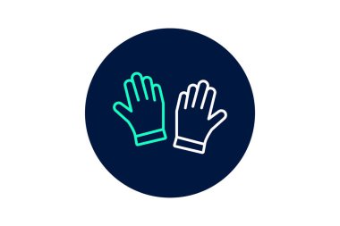 Eldivenler, vektör, piksel mükemmel, illüstratör dosyası