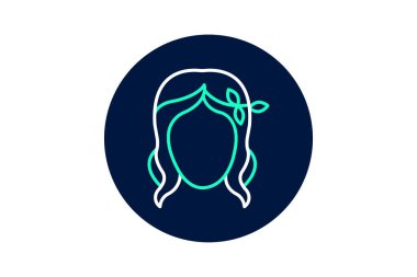 Saç bağı, vektör, piksel mükemmel, illüstratör dosyası