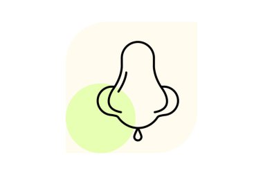 Burun halkası, vektör, piksel mükemmel, çizer dosyası