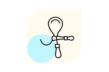 Lorgnette, vektör, piksel mükemmel, illüstratör dosyası