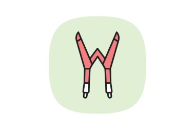 Askılar, vektör, piksel mükemmel, illüstratör dosyası