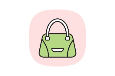 El çantası, vektör, piksel mükemmel, illüstratör dosyası