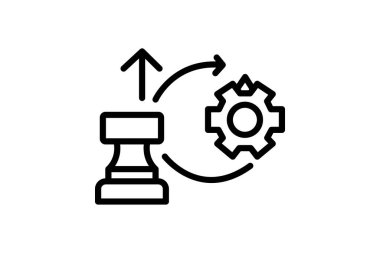 Stratejik Planlama, vektör, piksel mükemmel, illüstratör dosyası