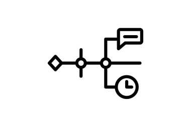 İş Zaman Çizelgesi, vektör, piksel mükemmel, illüstratör dosyası