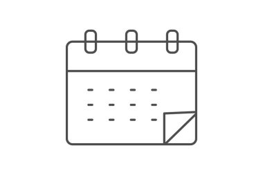 İş Takvimi, vektör, piksel mükemmel, illüstratör dosyası