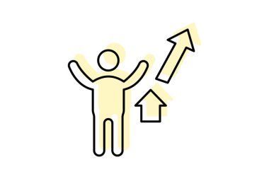 İş Başarı, vektör, piksel mükemmel, illüstratör dosyası