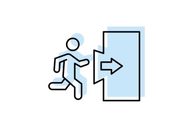 Çıkış Stratejisi, vektör, piksel mükemmel, illüstratör dosyası