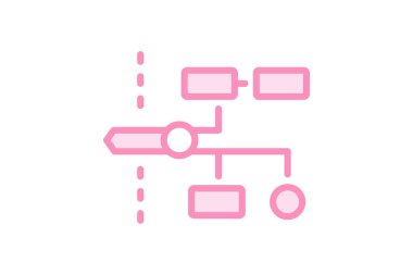 Proje Zaman Çizelgesi, vektör, piksel mükemmel, illüstratör dosyası