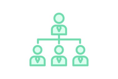 Şirket Hiyerarşisi, vektör, piksel mükemmel, illüstratör dosyası