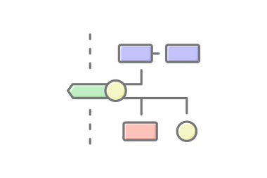 Proje Zaman Çizelgesi, vektör, piksel mükemmel, illüstratör dosyası