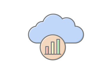 Veri Analizi, vektör, piksel mükemmel, illüstratör dosyası