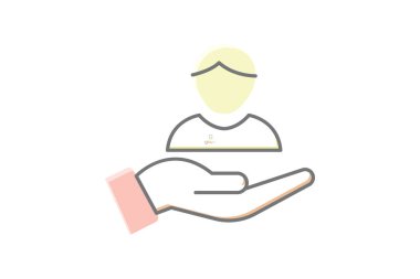 Müşteri İlişkileri, vektör, piksel mükemmel, illüstratör dosyası