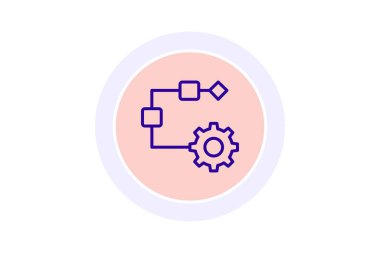 Çalışma akışı Otomasyonu, vektör, piksel mükemmel, illüstratör dosyası