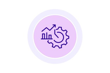 İş verimliliği, vektör, piksel mükemmel, illüstratör dosyası