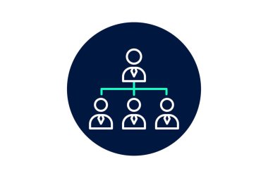 Şirket Hiyerarşisi, vektör, piksel mükemmel, illüstratör dosyası