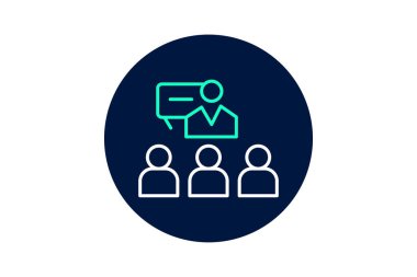 Çalışan Eğitimi, vektör, piksel mükemmel, illüstratör dosyası