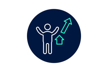 İş Başarı, vektör, piksel mükemmel, illüstratör dosyası