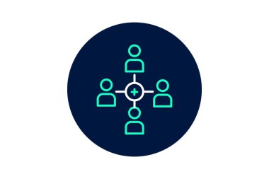 Çapraz işlevsel Takım, vektör, piksel mükemmel, illüstratör dosyası