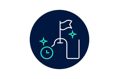 Business Milestone, vektör, piksel mükemmel, illüstratör dosyası