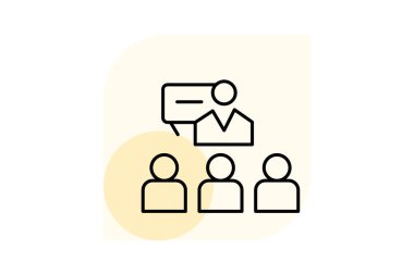 Çalışan Eğitimi, vektör, piksel mükemmel, illüstratör dosyası