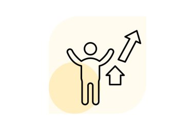 İş Başarı, vektör, piksel mükemmel, illüstratör dosyası