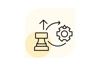 Stratejik Planlama, vektör, piksel mükemmel, illüstratör dosyası