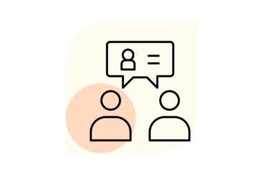 İç İletişim, vektör, piksel mükemmel, illüstratör dosyası