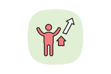 İş Başarı, vektör, piksel mükemmel, illüstratör dosyası