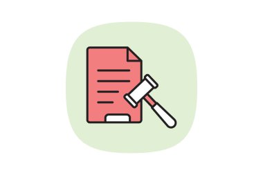 Yasal Anlaşma, vektör, piksel mükemmel, illüstratör dosyası