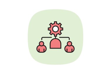 İnsan Kaynakları Yönetimi, vektör, piksel mükemmel, illüstratör dosyası