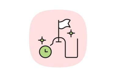 Business Milestone, vektör, piksel mükemmel, illüstratör dosyası