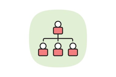 Organizasyonel Çizelge, vektör, piksel mükemmel, illüstratör dosyası