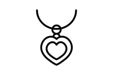 Kolye, vektör, piksel mükemmel, illüstratör dosyası