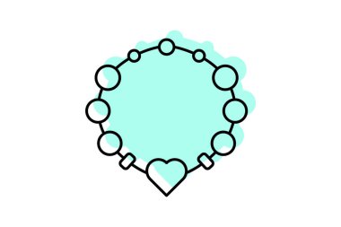 Cazibe Bilekliği, vektör, piksel mükemmel, illüstratör dosyası