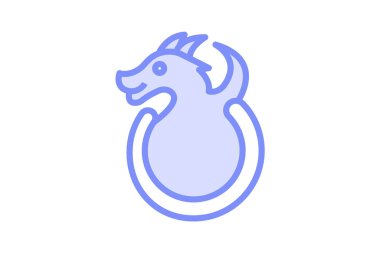 Dragon Ring, vektör, piksel mükemmel, illüstratör dosyası