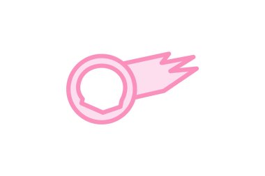 Göktaşı halkası, vektör, piksel mükemmel, illüstratör dosyası