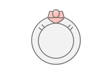 Turkuaz halka, vektör, piksel mükemmel, illüstratör dosyası